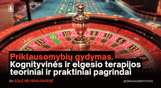 Priklausomybių gydymas. Kognityvinės ir elgesio terapijos teoriniai ir praktiniai pagrindai | Seminaras vyks 2026 m. rugsėjo 10 ir 17 d.