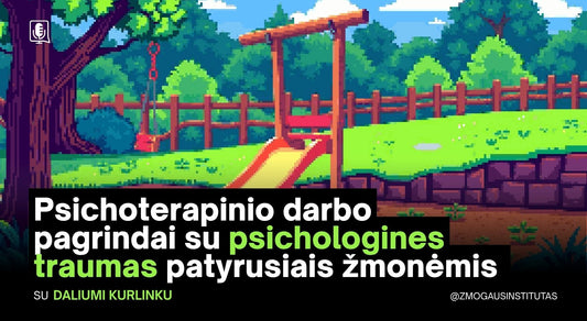 Psichoterapinio darbo pagrindai su psichologines traumas patyrusiais žmonėmis | Mokymai vyks 2025 m. gruodžio 11 d.